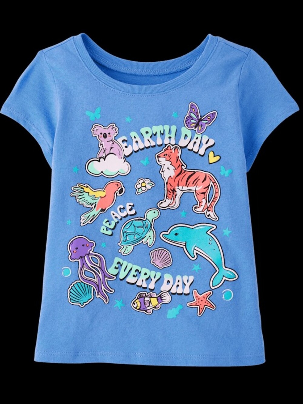 5 for $25 | The Children's Place Earth Day Animals Graphic Tee